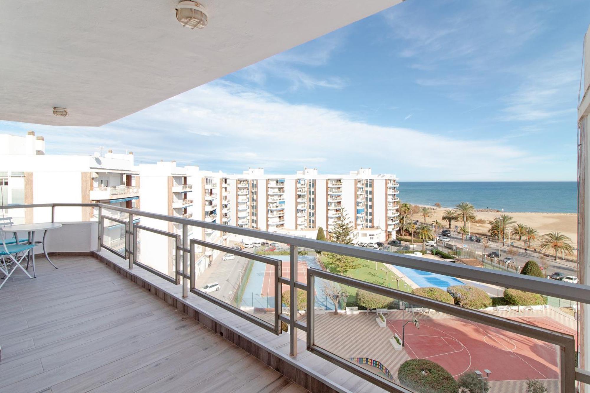 Global Properties, Apartamento Con Terraza E Increibles Vistas Al Mar Puerto de Sagunto Exterior photo