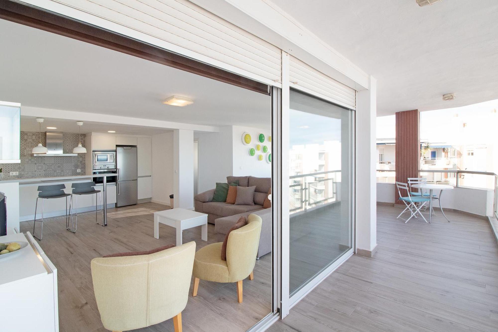 Global Properties, Apartamento Con Terraza E Increibles Vistas Al Mar Puerto de Sagunto Exterior photo